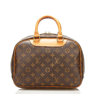 Louis Vuitton brun monogram trouville taske - SPLISH