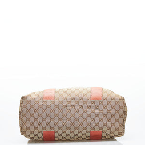 Gucci gg canvas bamboo bar skuldertaske