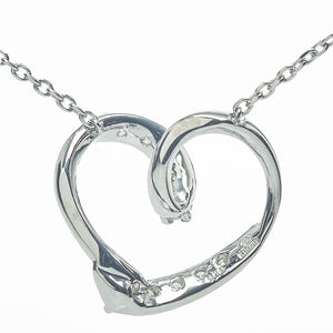 SPLISH Smykker – 18k heart cut pendant halskæde