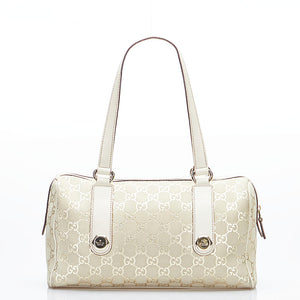 Gucci – GG canvas charmy boston taske