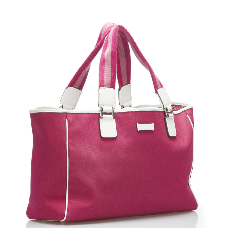 Blossom Et centralt værktøj, der spiller en vigtig rolle Milestone Shop Gucci – Pink Webstoftaske – Tasker til Salg - SPLISH