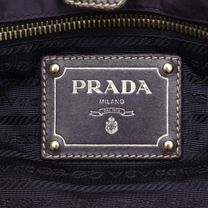 Prada – Tessuto logo håndtaske