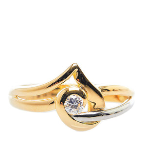 SPLISH Smykker – 18k & platin ring