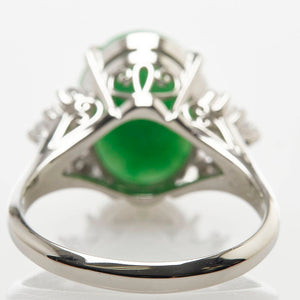 SPLISH Smykker – Platin jade ring