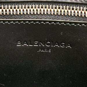 Balenciaga tweed & læder shopper tote