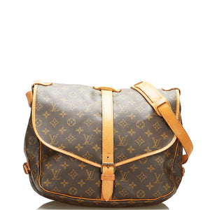 Louis Vuitton – Brun monogram saumur 35