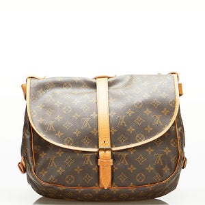 Louis Vuitton – Brun monogram saumur 35