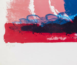 Uden titel – Et litografi af Dieter Wallert