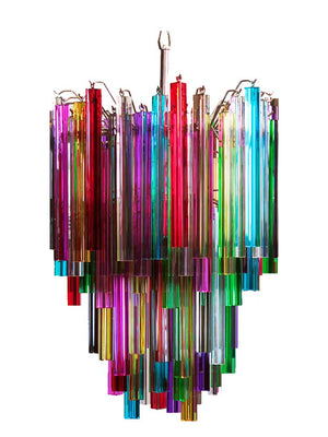 Murano Lysekrone - 92 prismer - Multi - SPLISH