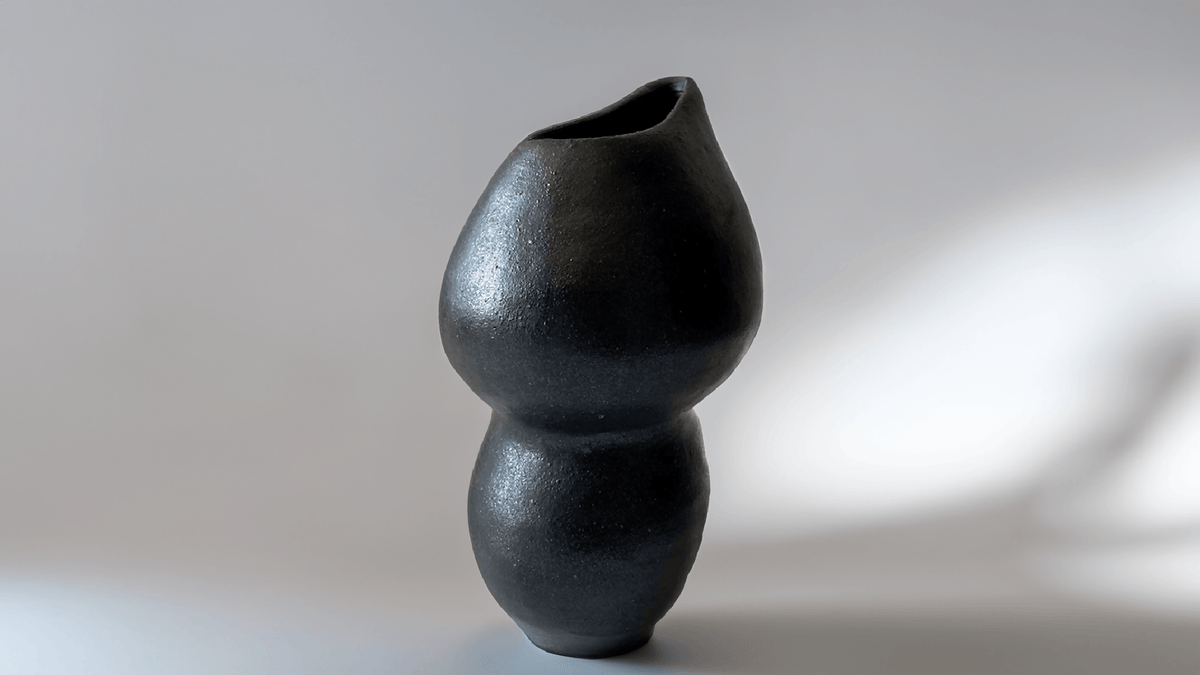 Håndlavet keramik vase