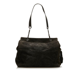 Chanel sort ruskind tote taske - SPLISH