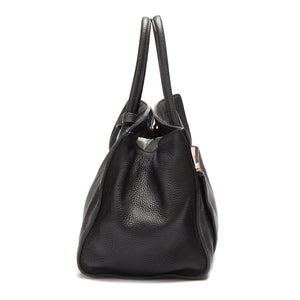 Prada – Sort vitello daino twin tote taske