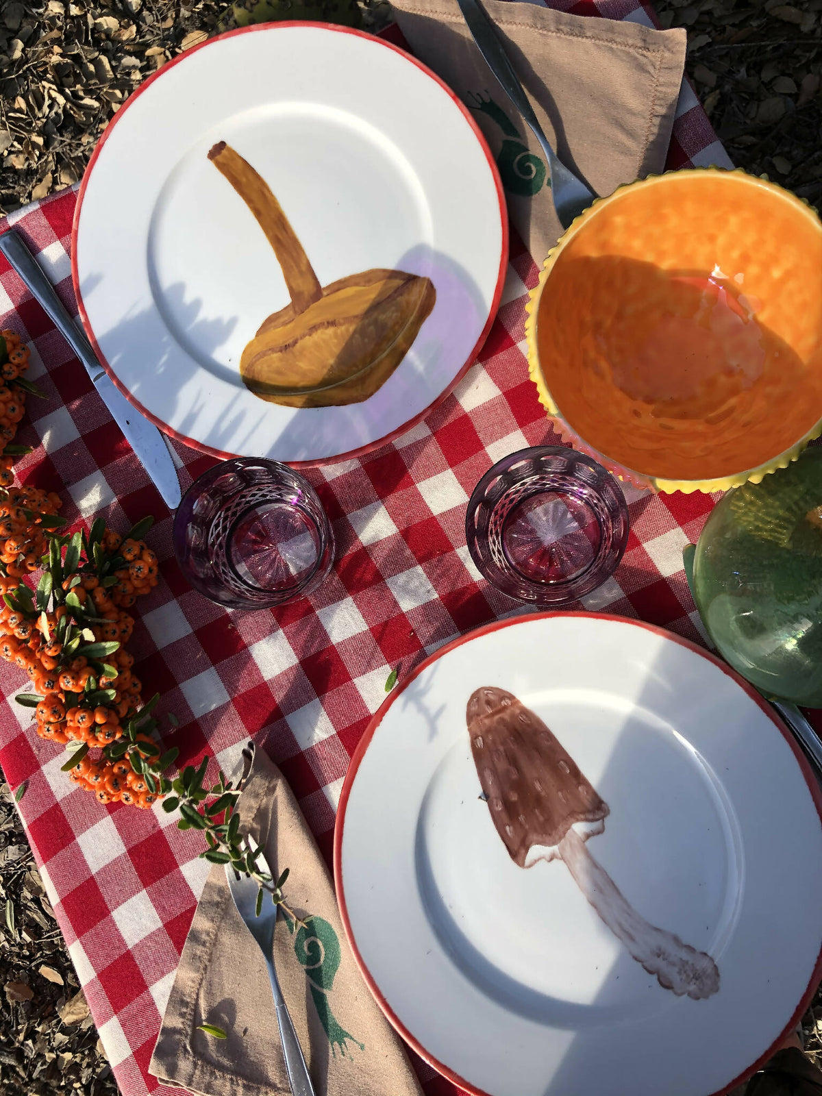 Mushroom Collection - Set af 6