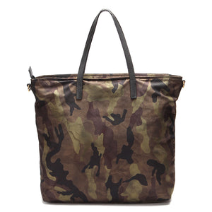 Prada tessuto camouflage mulepose