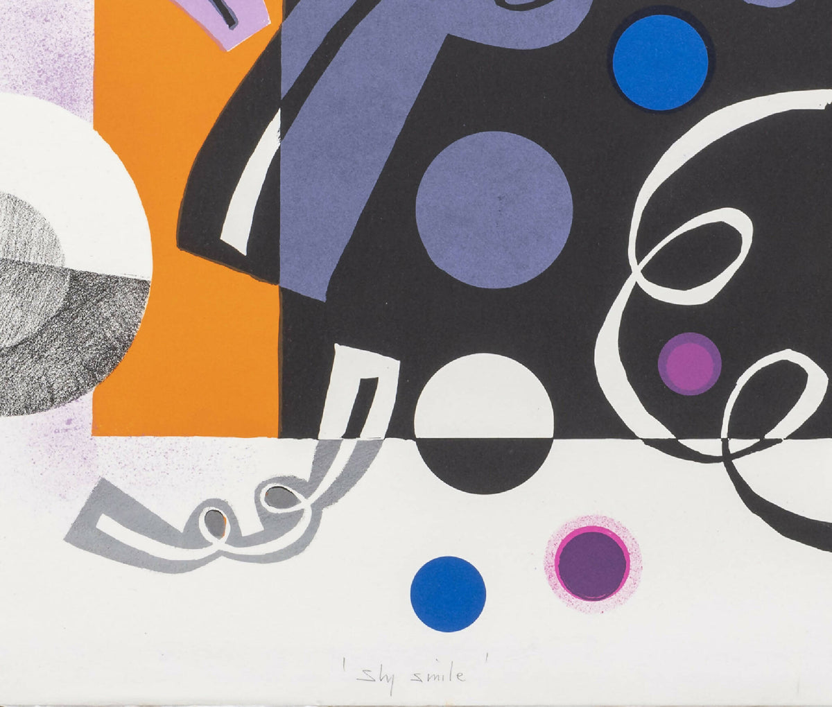 Harvey Daniels - 'Shy Smile' / Skærmtryk