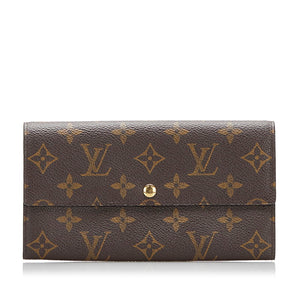 Louis Vuitton monogram portofeuille sarah long wallet