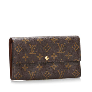 Louis Vuitton monogram portofeuille sarah long wallet