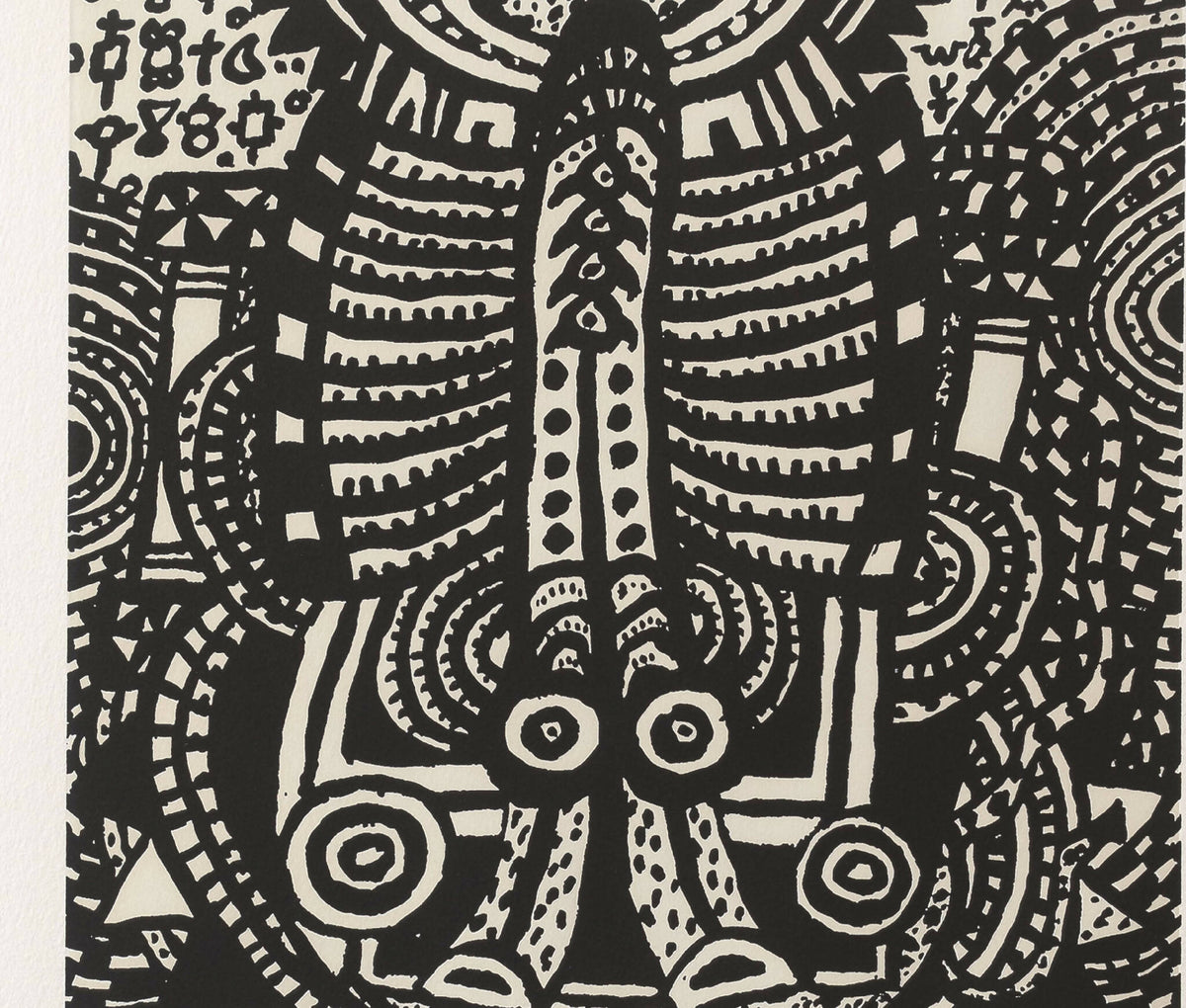 &#39;Susan&#39;s delight&#39; – Et serigrafi af Alan Davie