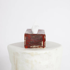 Ceramic napkin box - Red