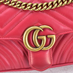 Gucci – Mini gg marmont matelasse skuldertaske