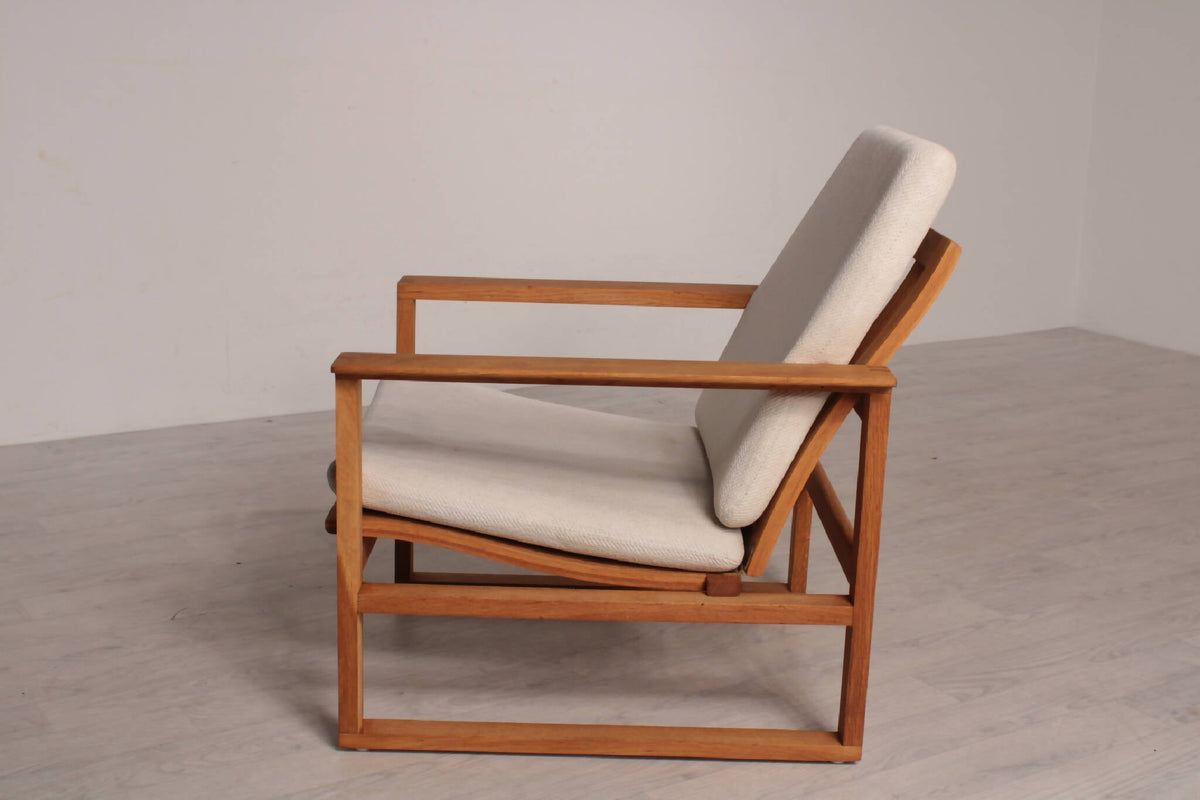 Børge Mogensen – 2 x lænestole i eg (Slædestolen)