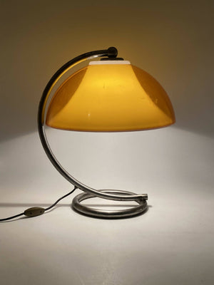 Space age gul bordlampe, Frankrig 1960'erne