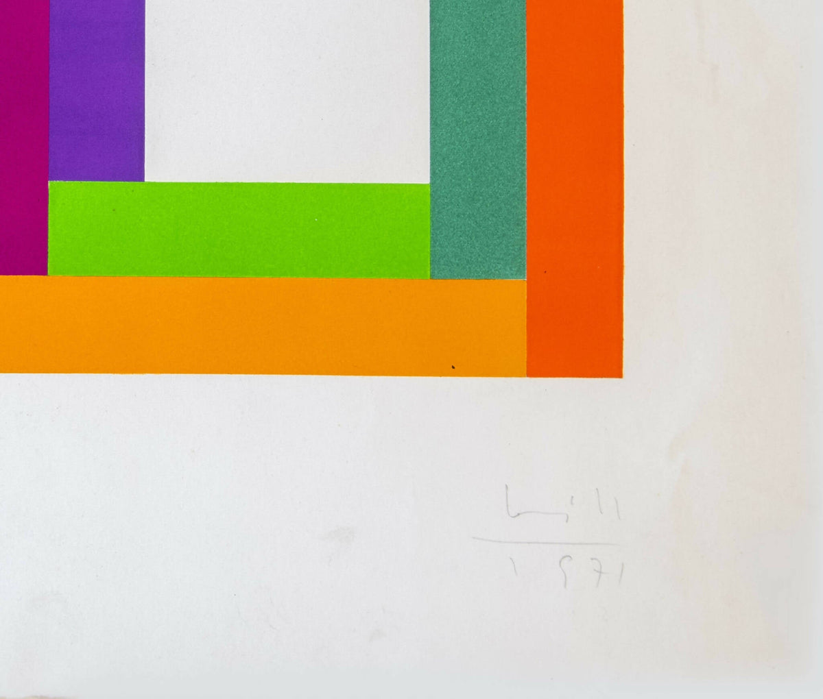 Uden titel – fra &#39;The International Association of Art Portfolio&#39; (1971) Max Bill