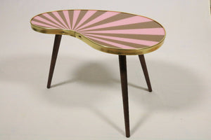 Lille Side Table, Pink/Taupe