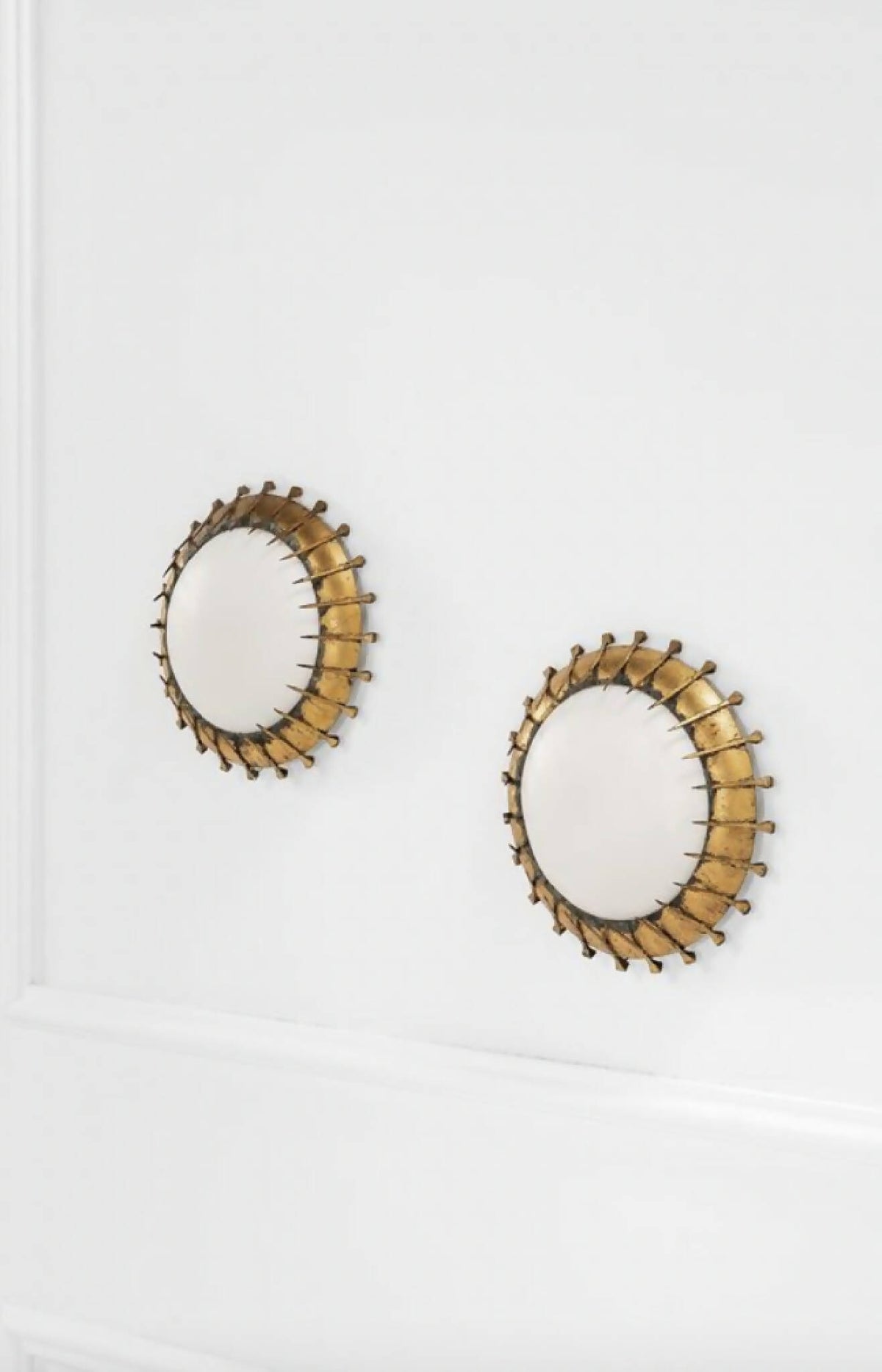 Sæt af 2 brutalistiske lampetter, Frankrig 1960&#39;erne