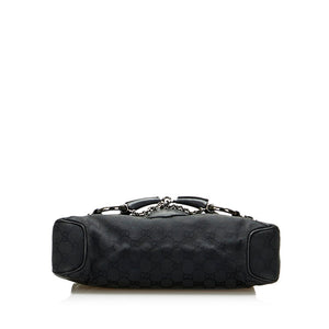 Gucci – Gg canvas horsebit skuldertaske