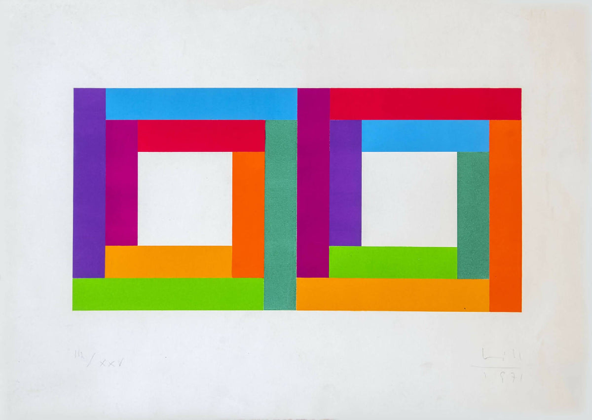 Uden titel – fra &#39;The International Association of Art Portfolio&#39; (1971) Max Bill