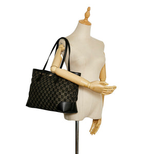 Gucci gg denim ophidia tote