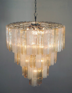 Murano Lysekrone - 78 tuber - Multi