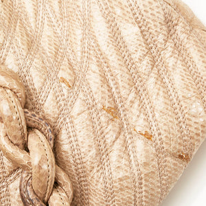 Bottega Veneta I Brun håndtagstaske med læderlås I SPLISH