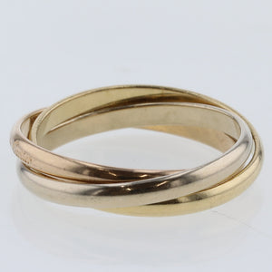 Cartier – Guld trinity ring - SPLISH