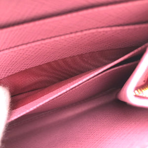 Prada – Pink saffiano læderpung