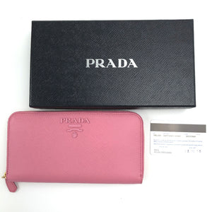 Prada – Pink saffiano læderpung