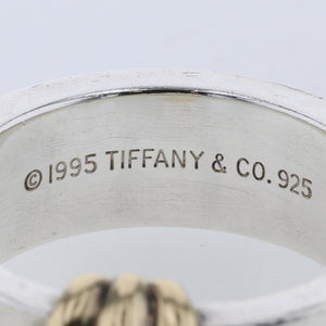 Tiffany&Co vintage to-tone groove band