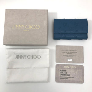 Jimmy Choo stars præget læder nøgleetui