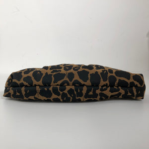 Fendi – Leopardprint zucca canvas skuldertaske