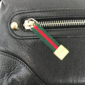 Gucci web hobo taske i læder