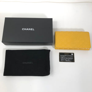 Chanel cc quiltet læder flap tegnebog