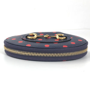 Gucci horsebit polka dot læder møntpung