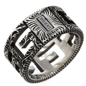 Gucci – Kubed g motiv logo ring