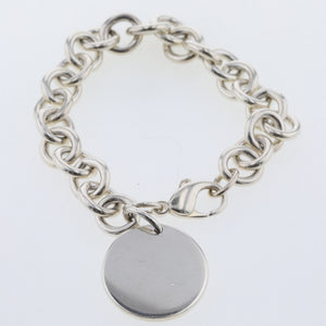 Tiffany&Co vend tilbage til tiffany round tag armbånd