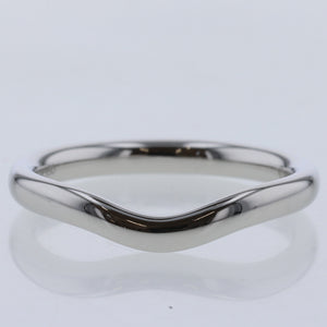 Tiffany&Co platin buet bryllupsbånd