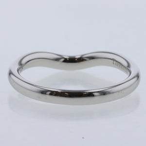 Tiffany&Co platin buet bryllupsbånd