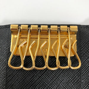 Prada saffiano læder 6 nøgleholder