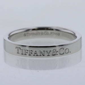 Tiffany&Co platinum tiffany & co band ring