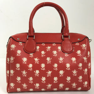 Coach – Blomsterprint læder boston taske